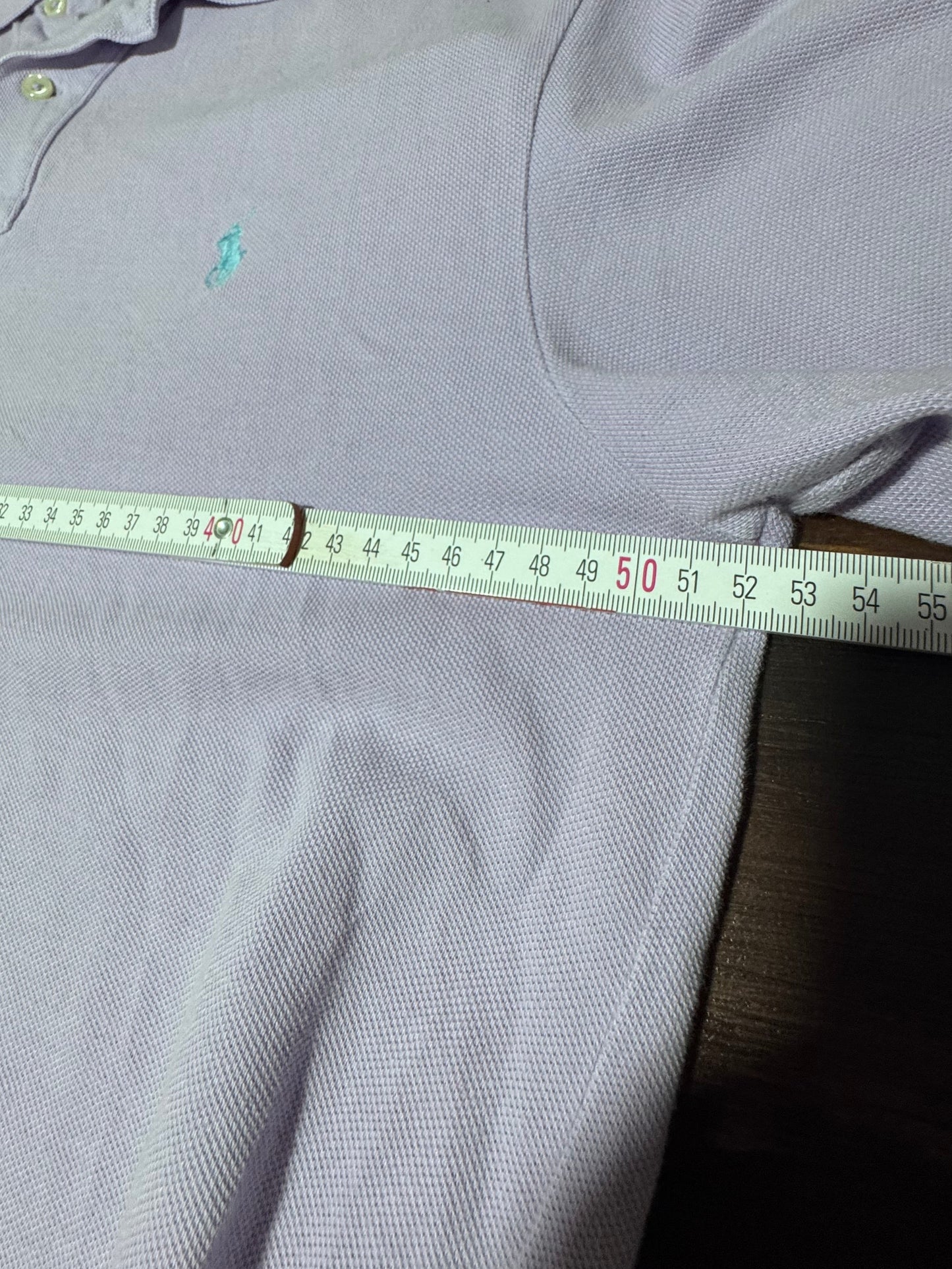 Polo Ralph Lauren Лилаво Поло L Slim Fit — Мъжка Риза 100% Памук