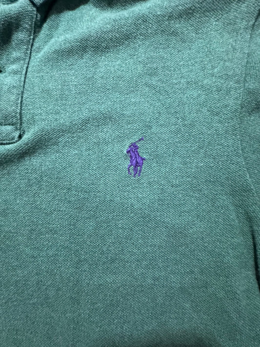 Polo Ralph Lauren Зелено Поло Размер M Slim Fit