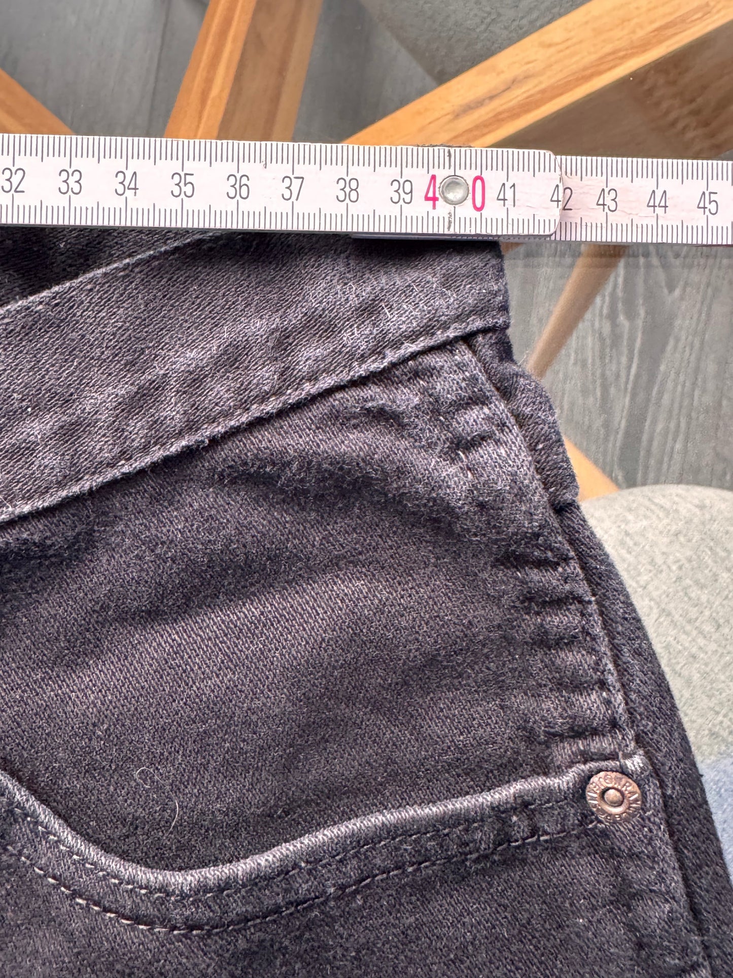 Wrangler Ohio мъжки дънки 34/30 – черни, 100% памук