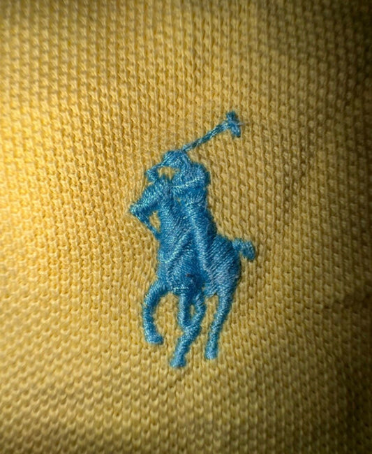 Polo Ralph Lauren Slim Fit Polo XL Жълто Vintage