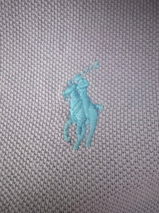 Polo Ralph Lauren Лилаво Поло L Slim Fit — Мъжка Риза 100% Памук