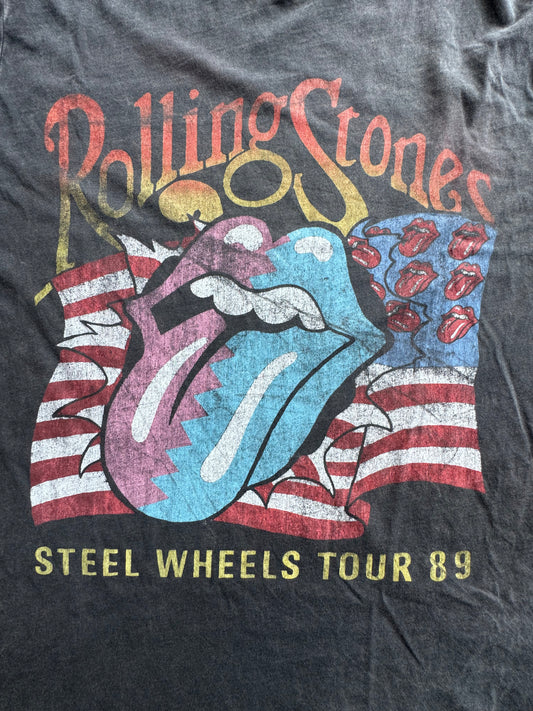 The Rolling Stones тениска – Steel Wheels Tour 89, официален мърч