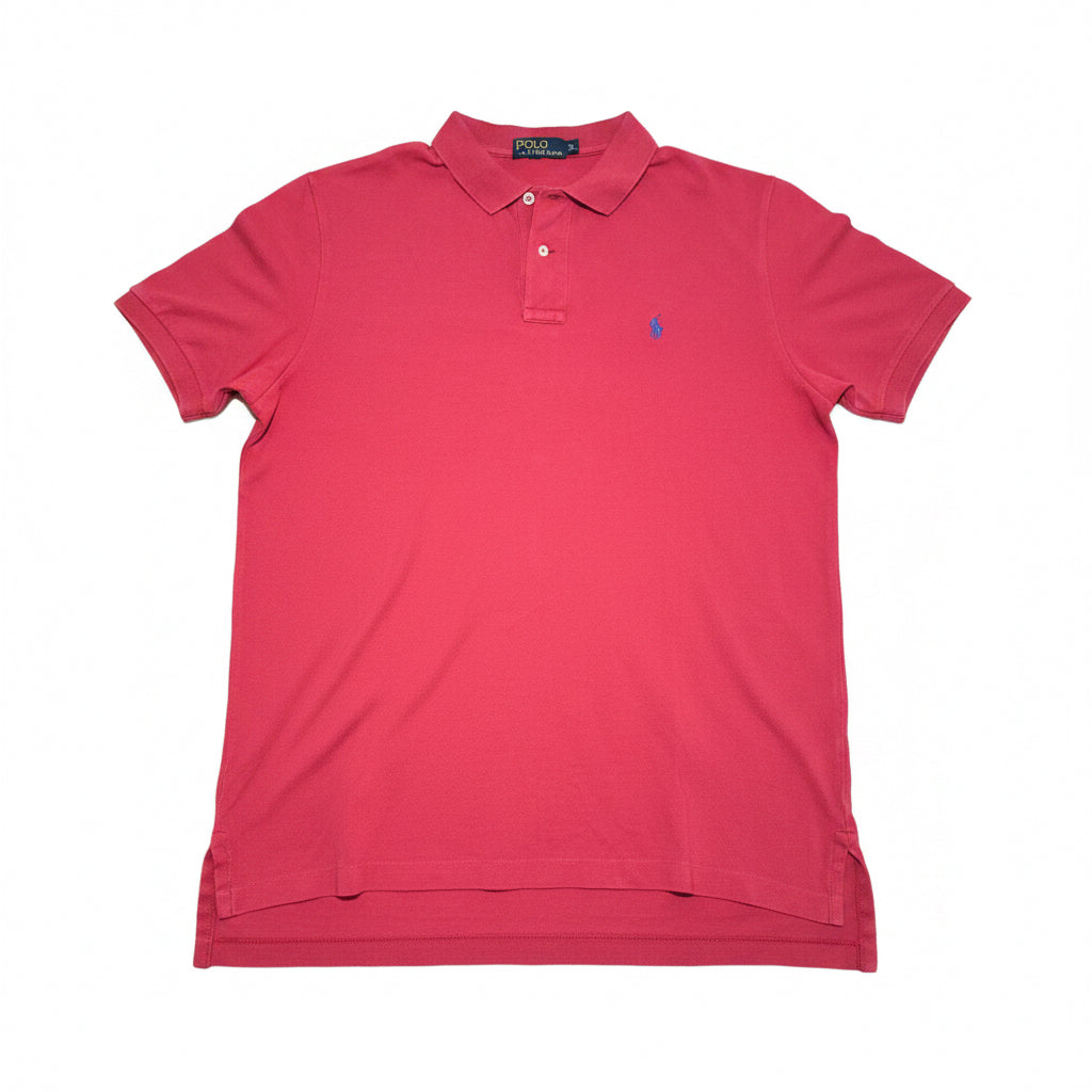 Polo by Ralph Lauren Малиново Поло XL — Мъжка Риза 100% Памук