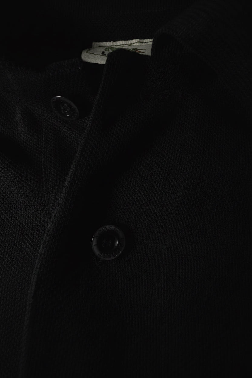 Lacoste Мъжко Черно Поло — 100% Памук