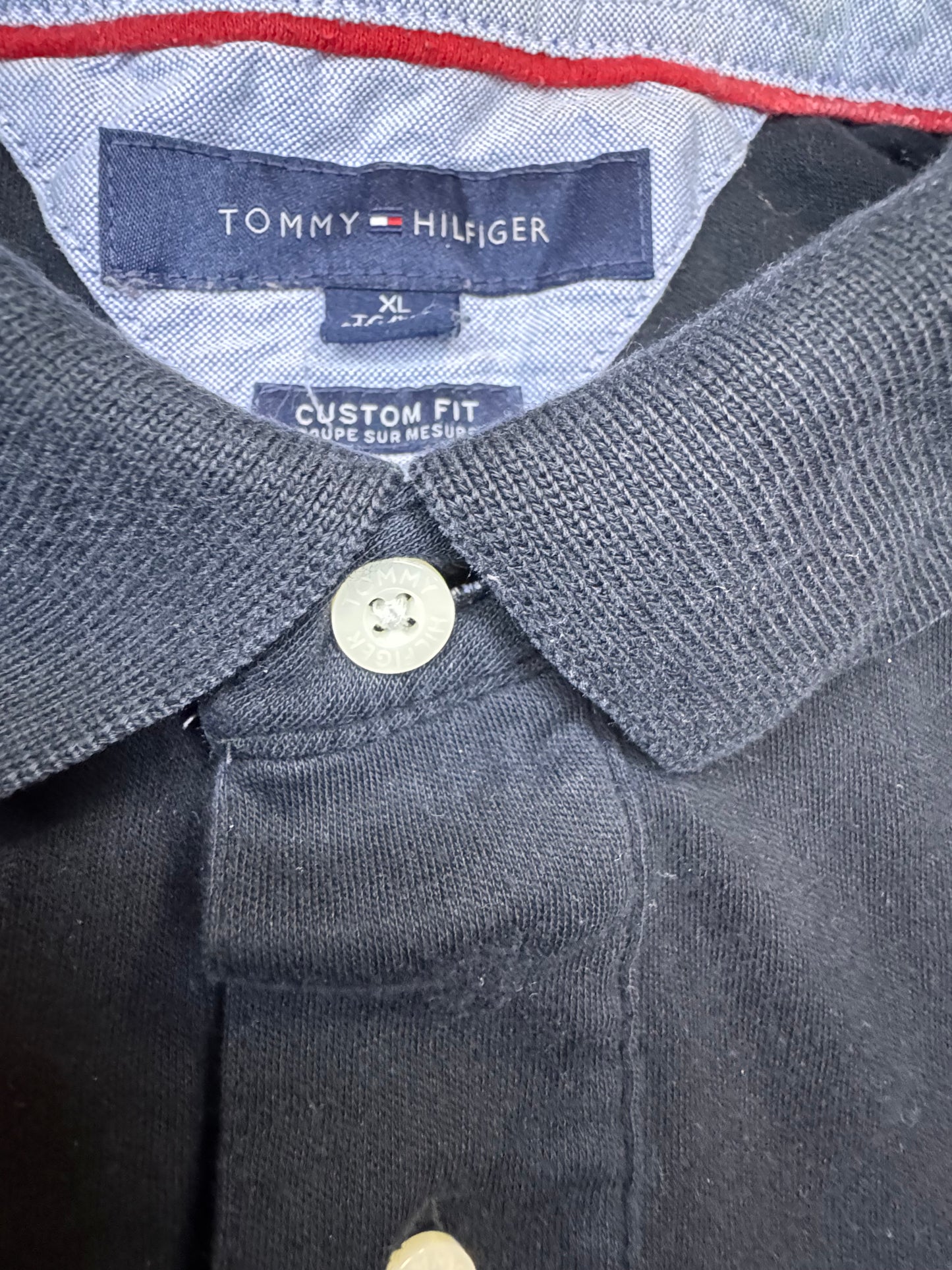 Tommy Hilfiger Поло тениска Размер XL Черен цвятя