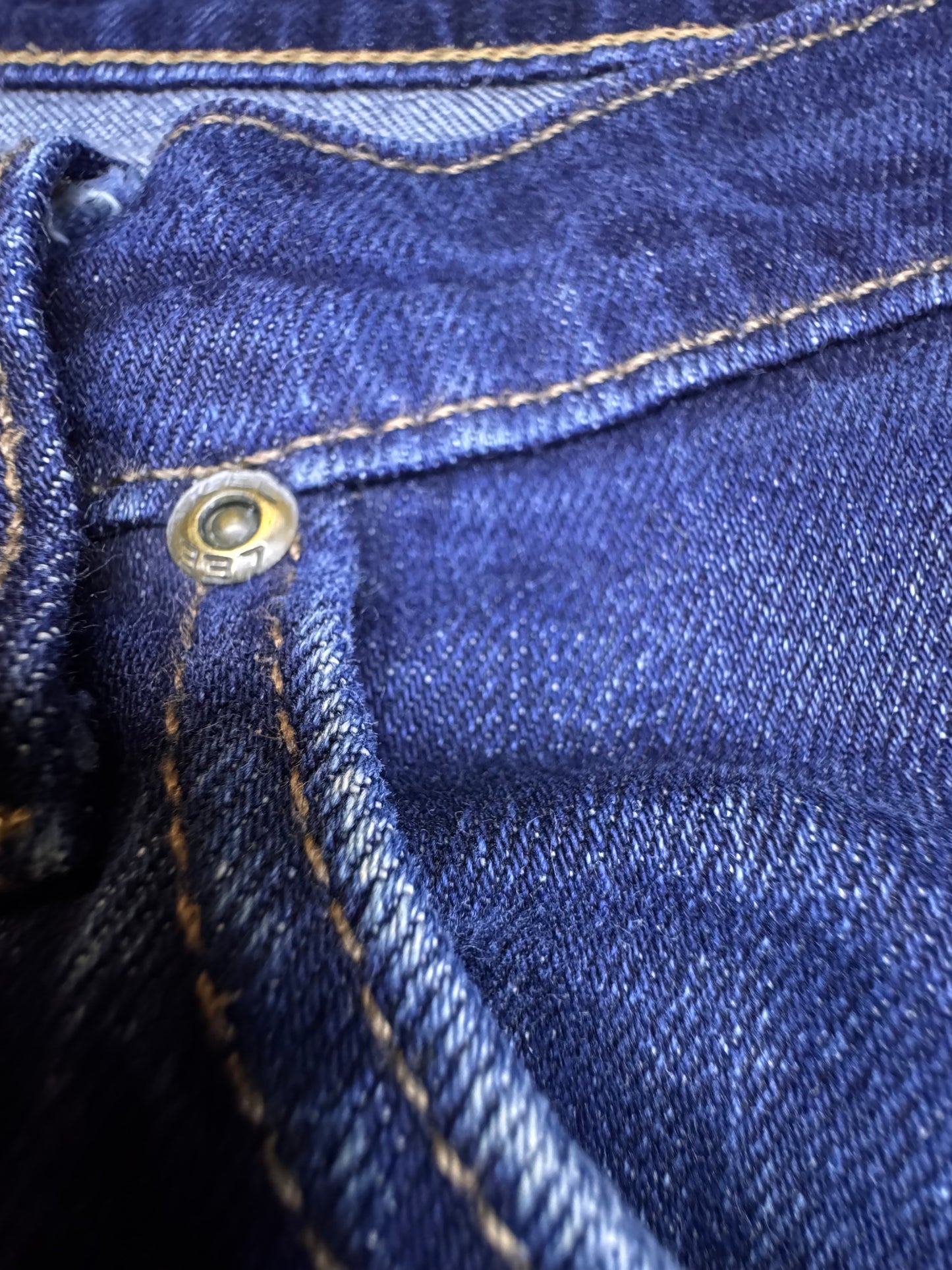 Lee Jeans W36/L30 Dark Blue Authentic Denim