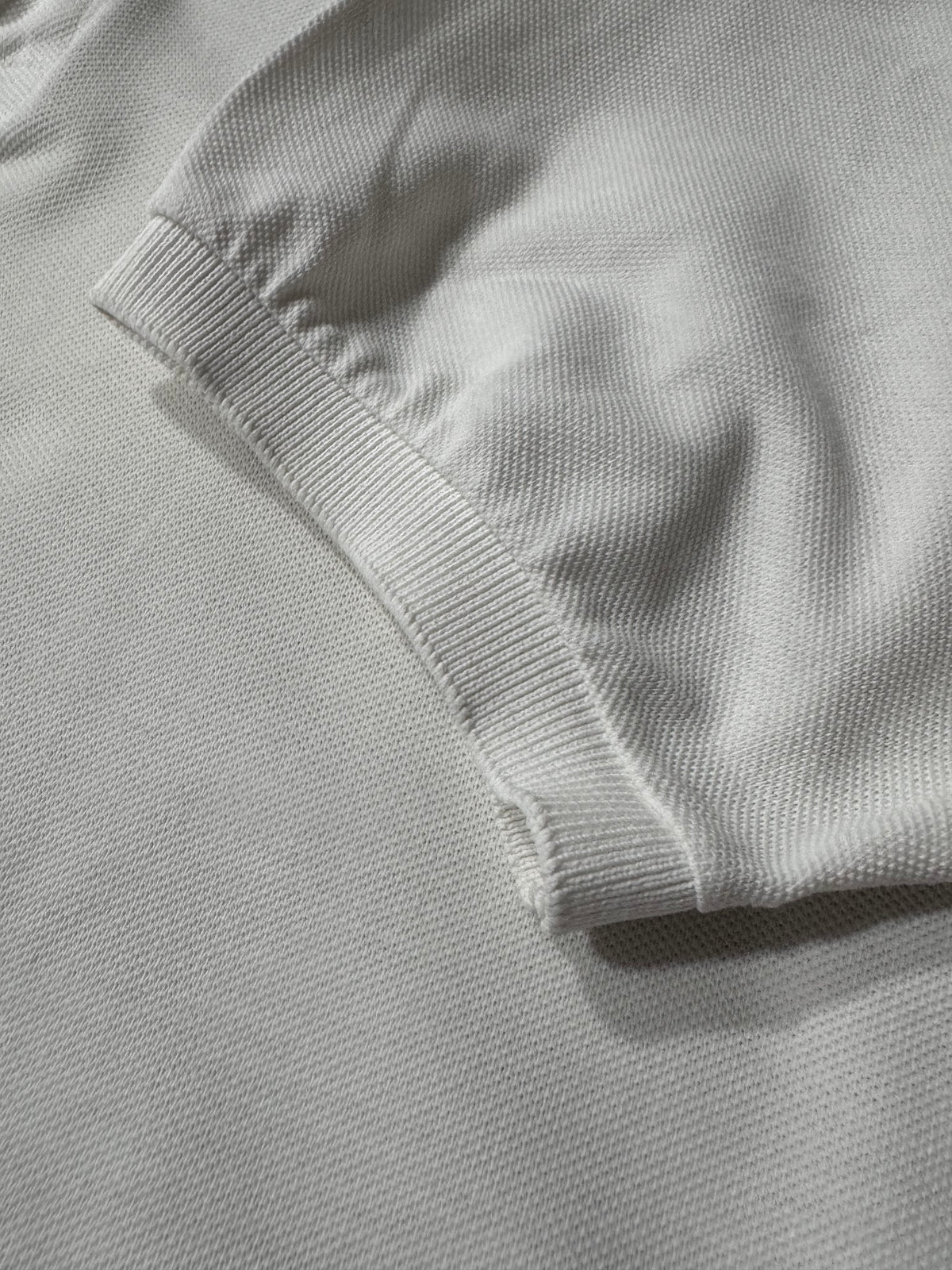 Vintage Lacoste Chemise Бяло Поло — Made in France Колекционерско