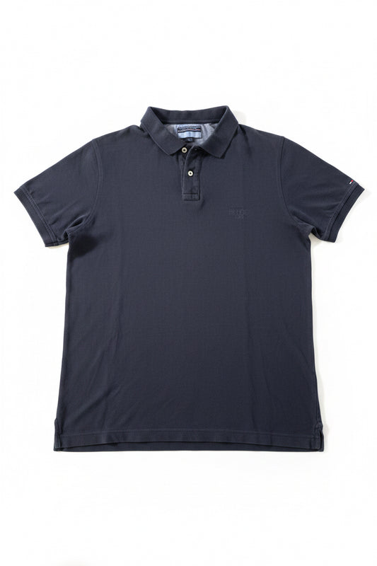 Tommy Hilfiger Антрацитно Поло L Slim Fit  100% Памук