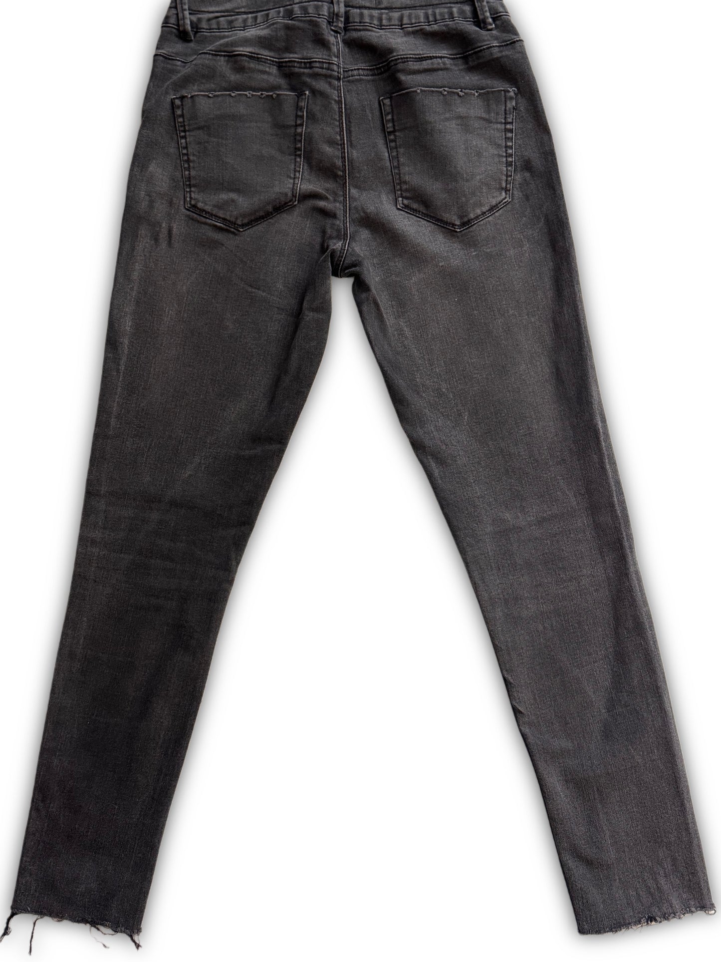 Denim Co. – Дамски дънки – Тъмносив деним – Размер 36