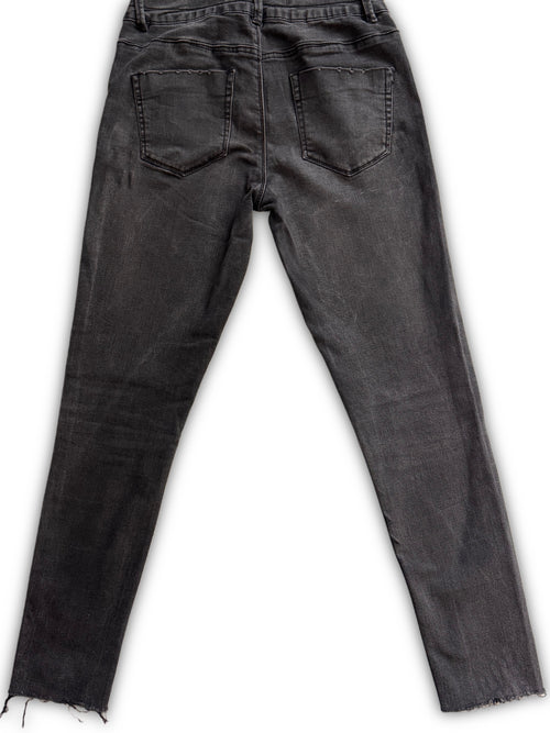 Denim Co. – Дамски дънки – Тъмносив деним – Размер 36