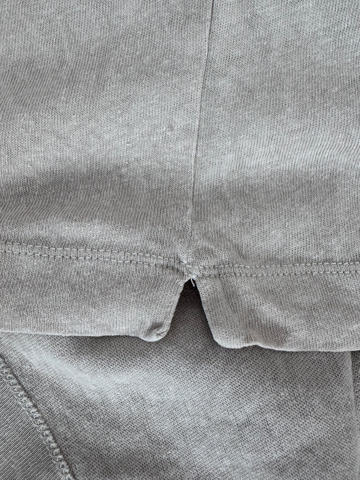 Massimo Dutti Бежово Поло Лен/Памук