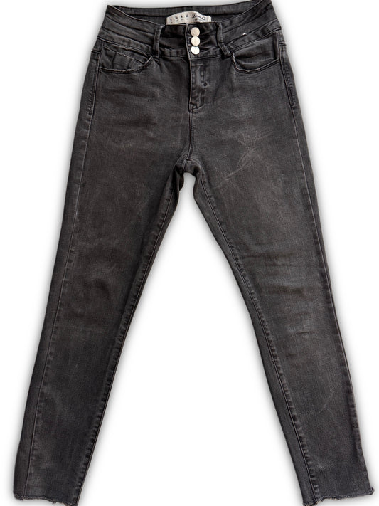 Denim Co. – Дамски дънки – Тъмносив деним – Размер 36