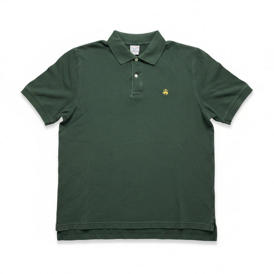 Brooks Brothers Performance Polo L Тъмнозелено Est. 1818