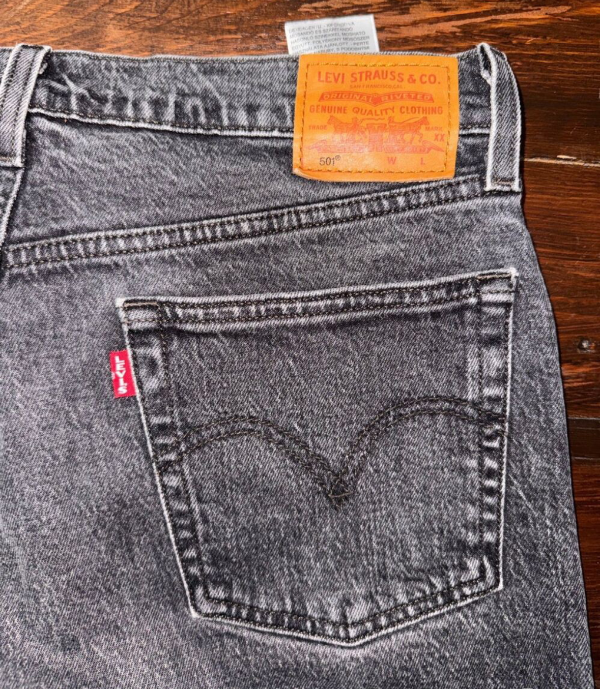 Levi’s 501® Premium Мъжки дънки – Тъмен деним, Original Fit