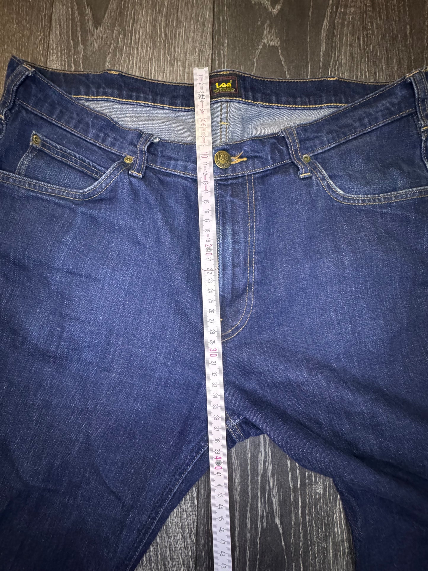 Lee Jeans W36/L30 Dark Blue Authentic Denim