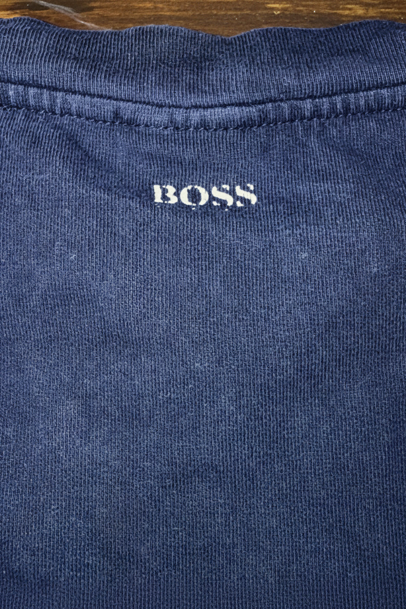 Hugo Boss Graphic Tee XL тъмносиньо City Print