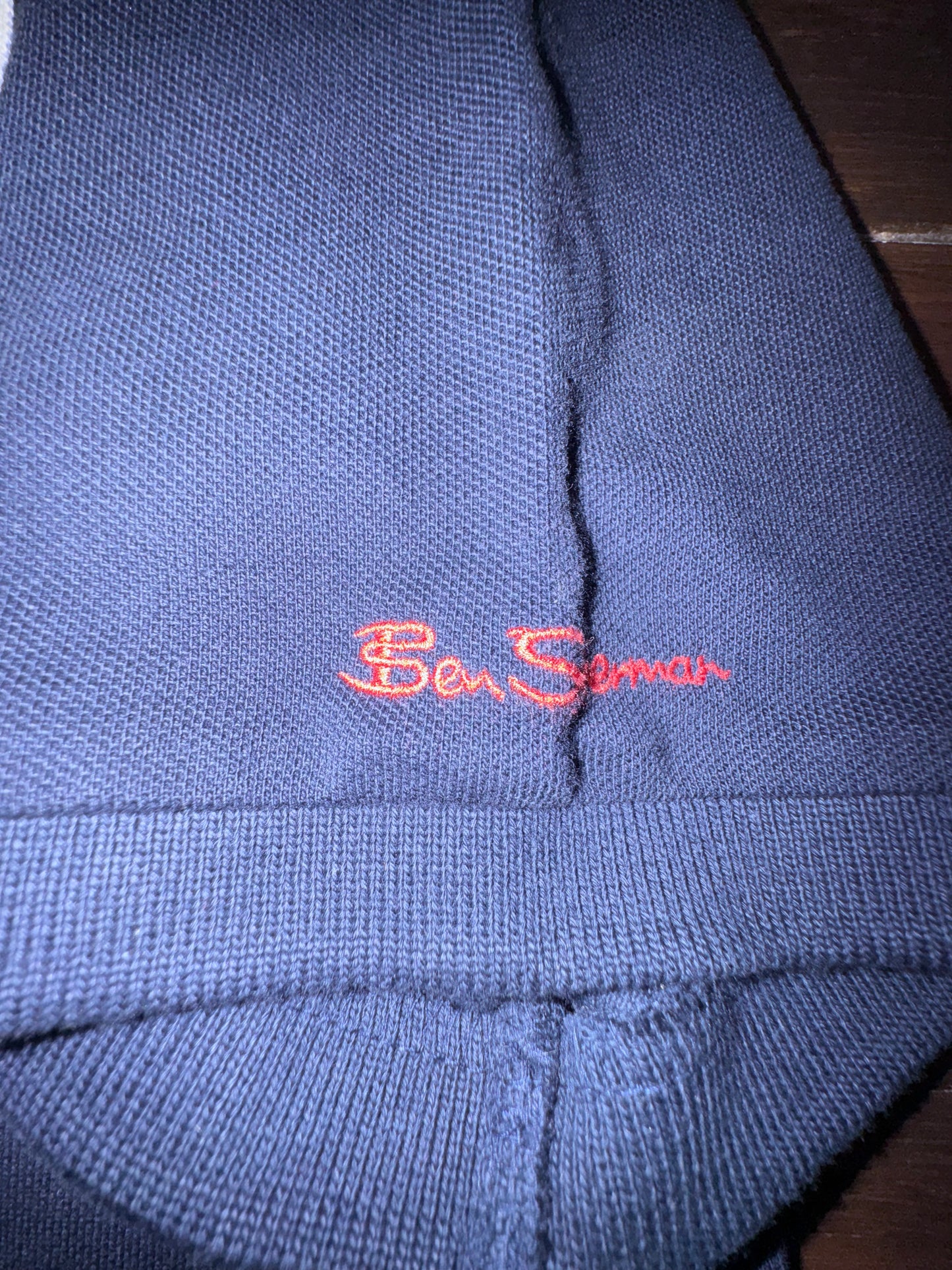 Ben Sherman поло тениска XL Тъмно синьо Mod стил