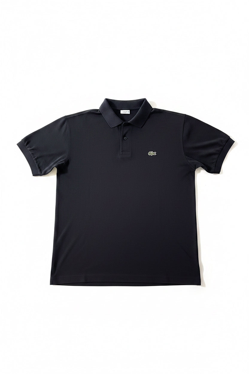 Lacoste Мъжко Черно Поло — 100% Памук