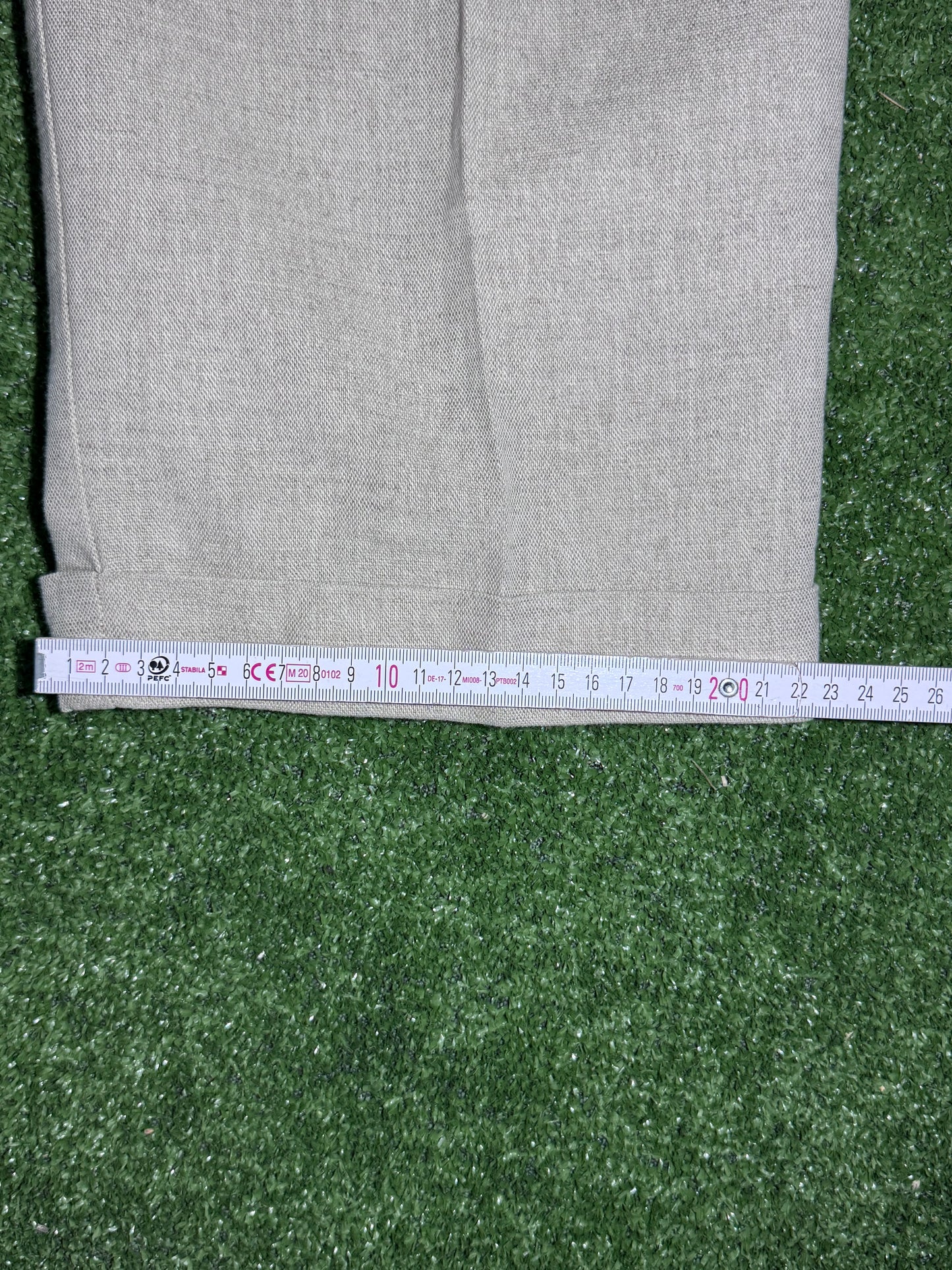 Dockers Khakis ленен панталон W36 L30 – бежов, плисета