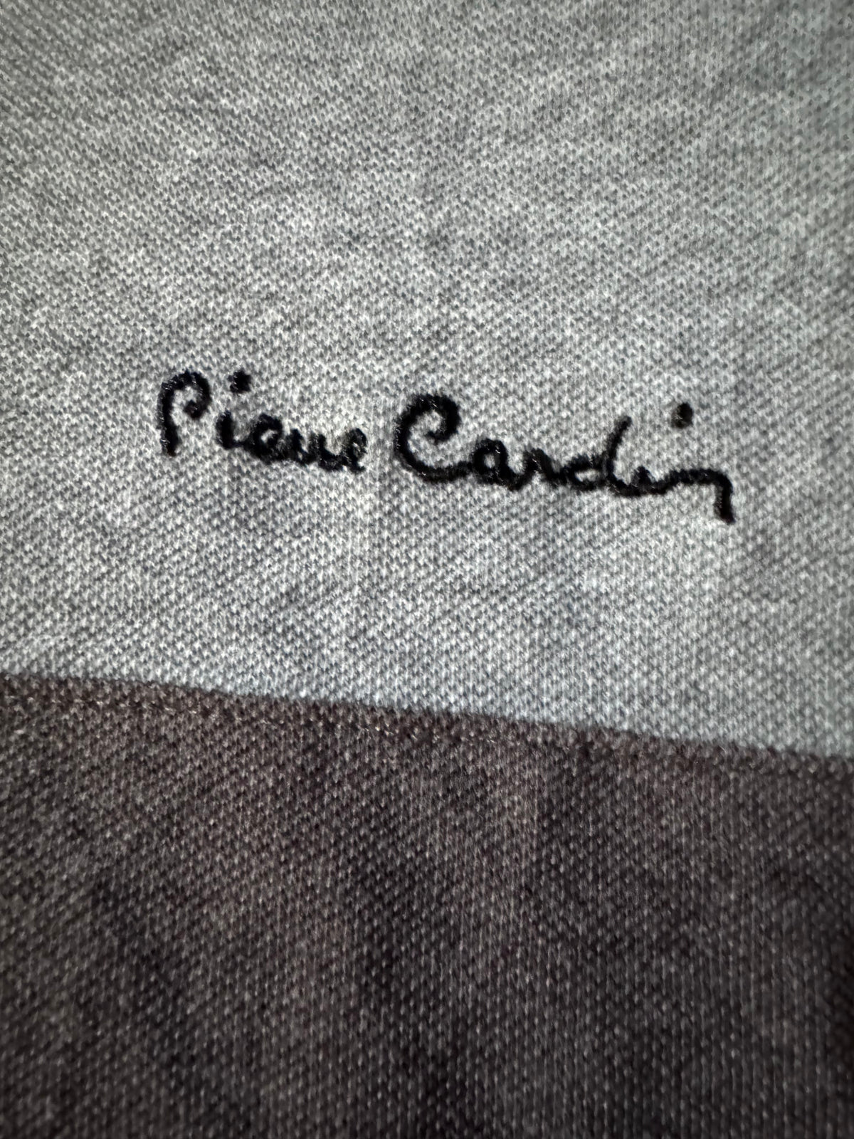 Pierre Cardin Мъжка Поло Тениска Сив Меланж Размер M Regular Fit