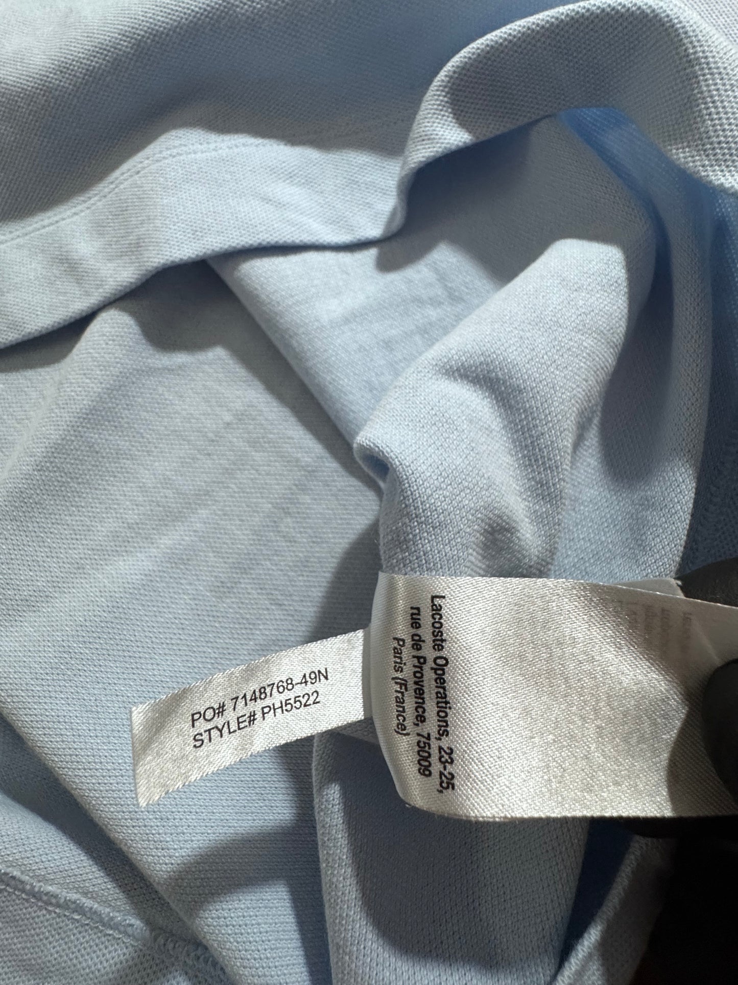 Lacoste Синьо Поло S Regular Fit