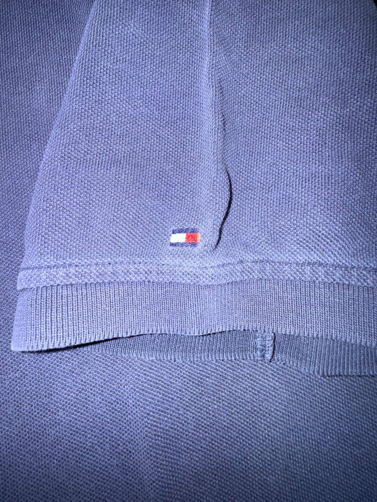 Tommy Hilfiger Антрацитно Поло L Slim Fit  100% Памук
