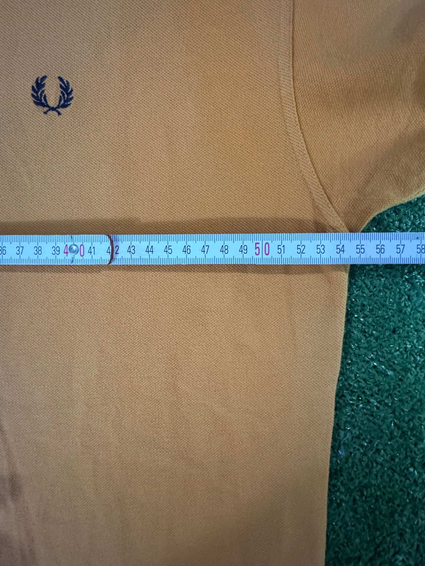 Fred Perry оранжево Поло M — Мъжка Риза 100% Памук