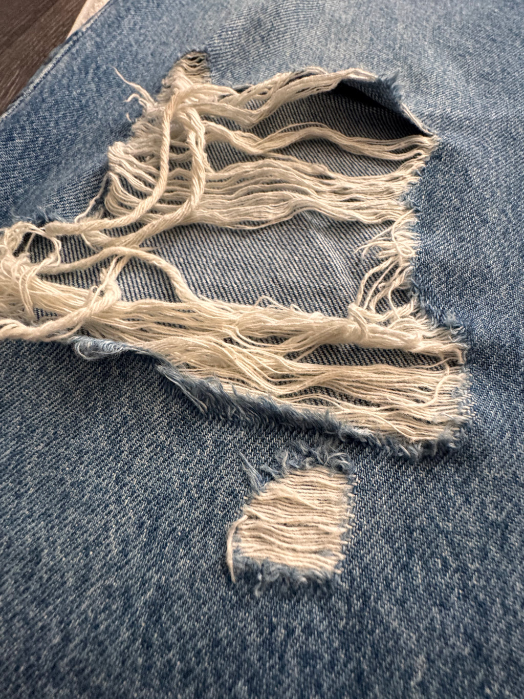 Tally Weijl – Дамски дънки Mom Fit с висока талия – Светлосини – Размер 38