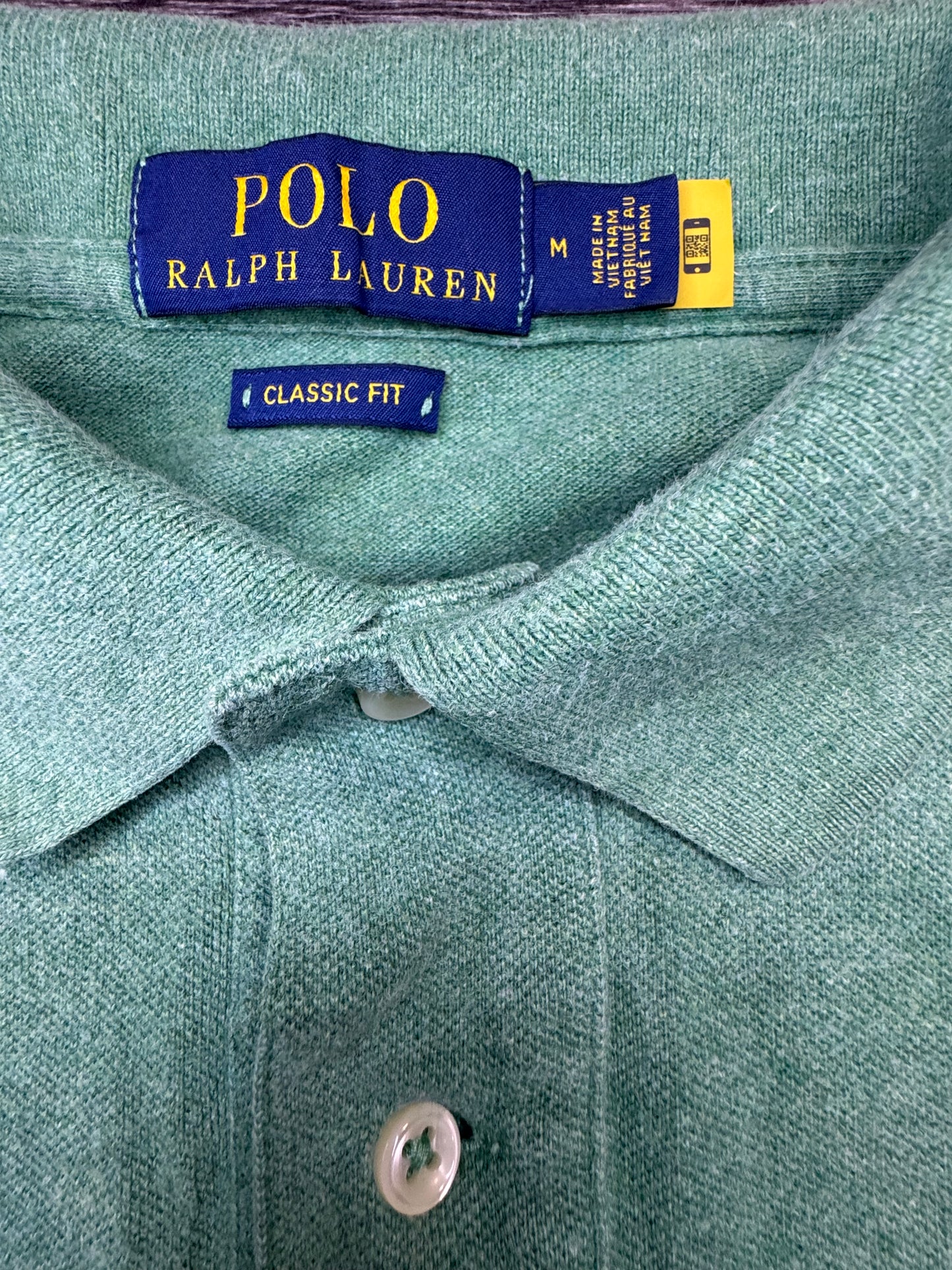 Polo Ralph Lauren Classic Fit – Зелен меланж (Размер M)