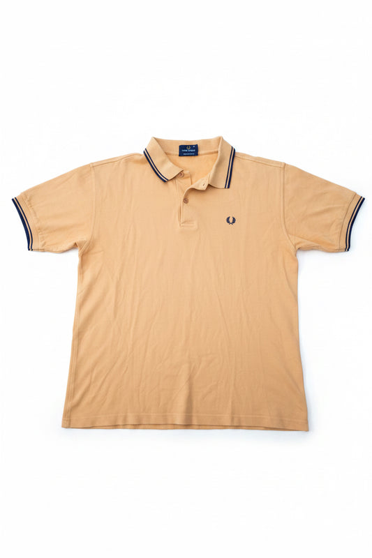 Fred Perry оранжево Поло M — Мъжка Риза 100% Памук