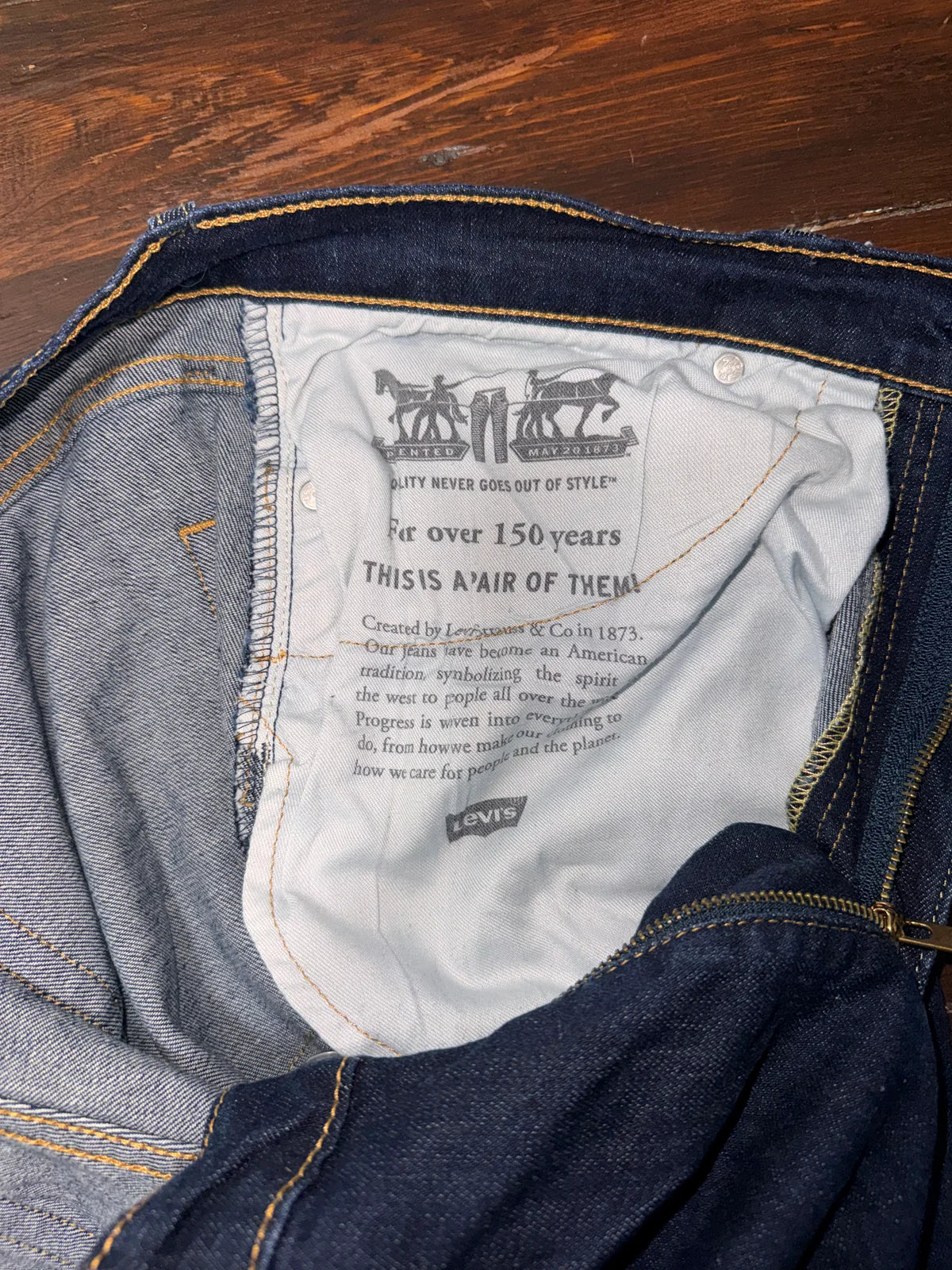 Levi’s 511 Мъжки дънки – Тъмен деним, Slim Fit