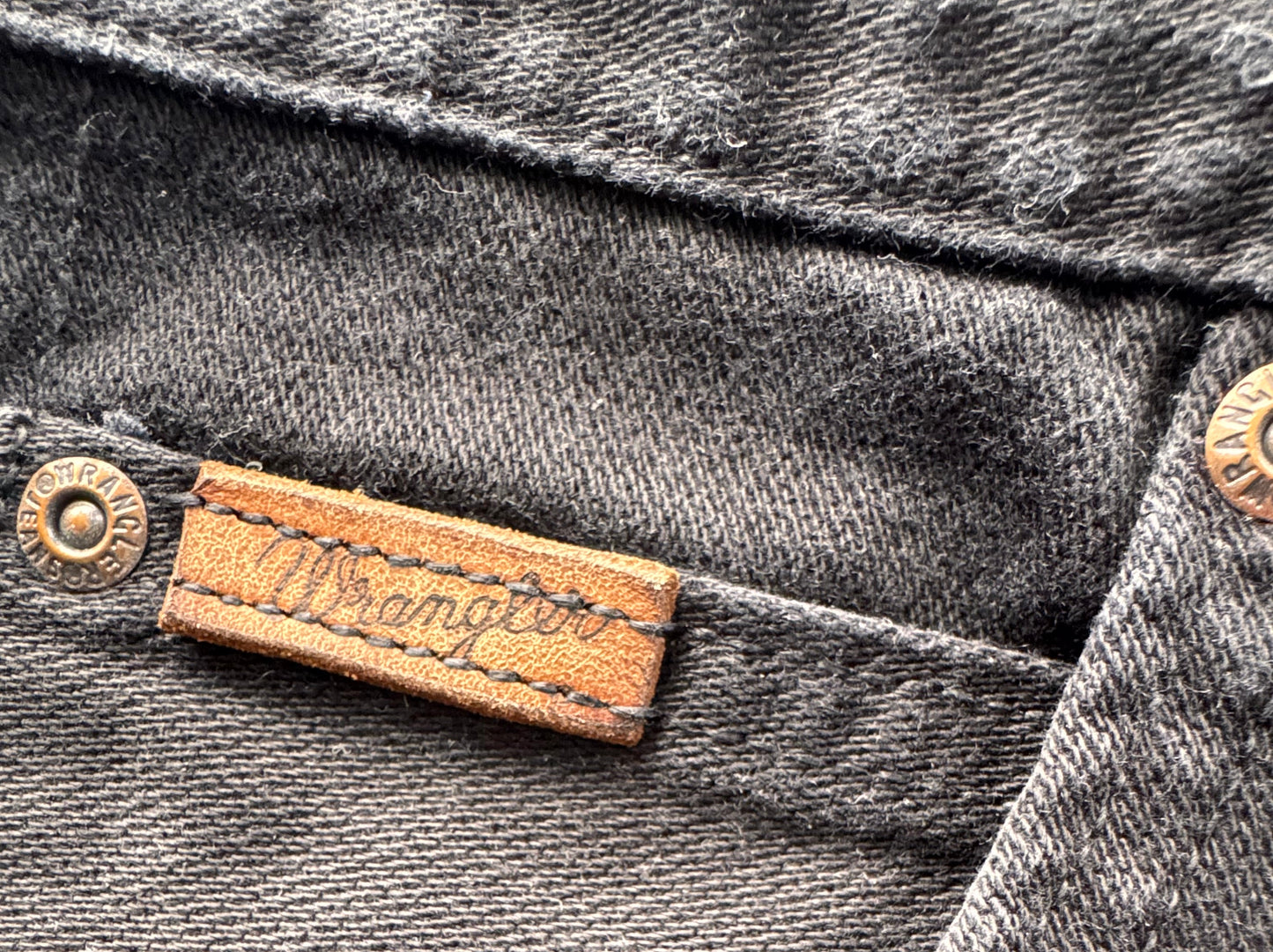 Wrangler Ohio мъжки дънки 34/30 – черни, 100% памук