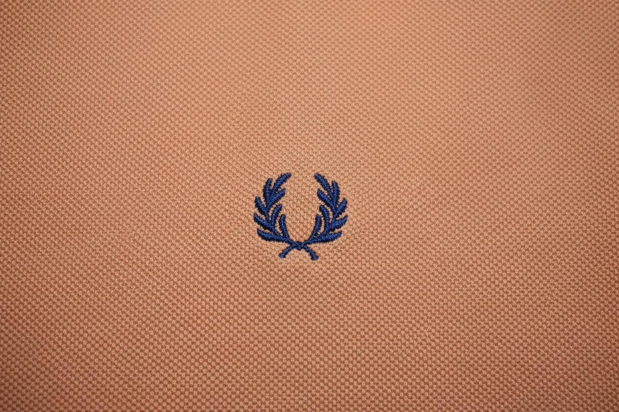 Fred Perry оранжево Поло M — Мъжка Риза 100% Памук