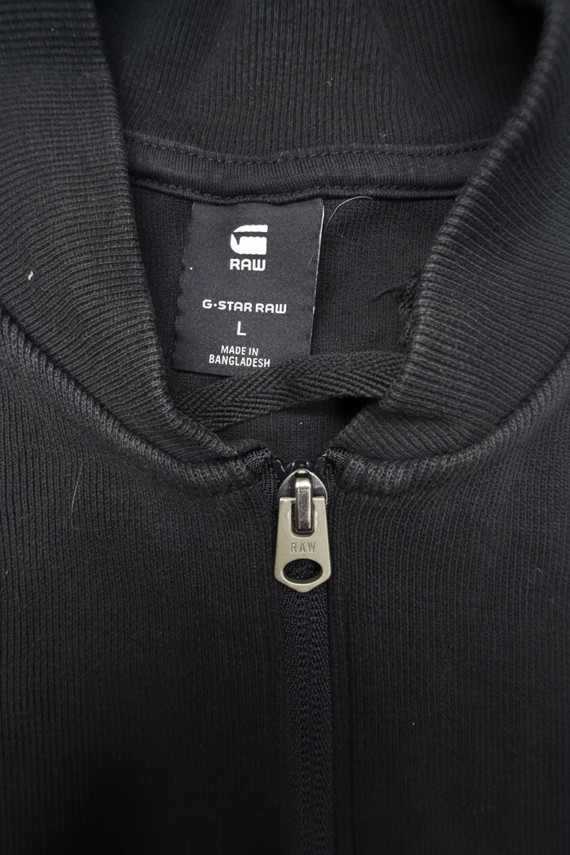 G-Star RAW Men’s Quarter-Zip Sweatshirt - Черен цвят L