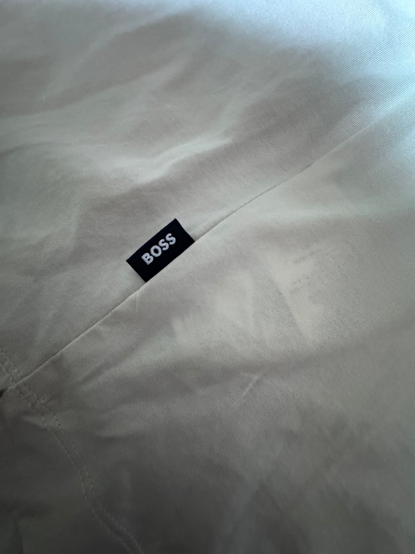 Hugo Boss Бежово Поло XL Slim Fit — Мъжка Риза с Цип