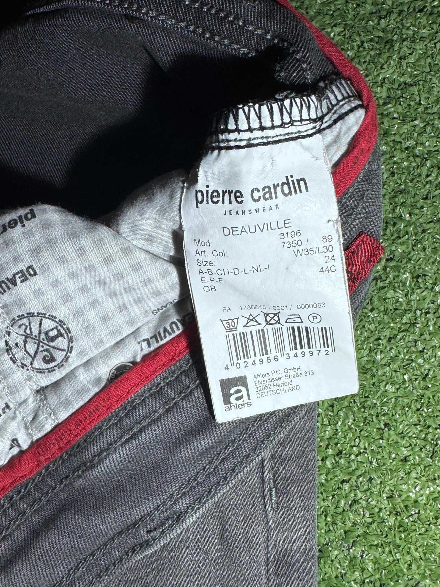 Pierre Cardin Jeans сив дънков панталон W35/L30