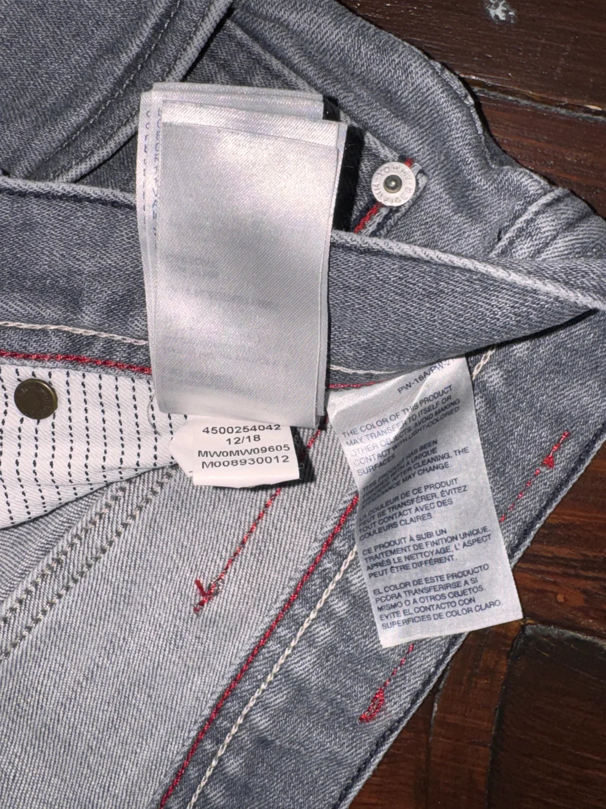 Tommy Hilfiger Brooklyn къси панталони – Сив деним, Размер 32