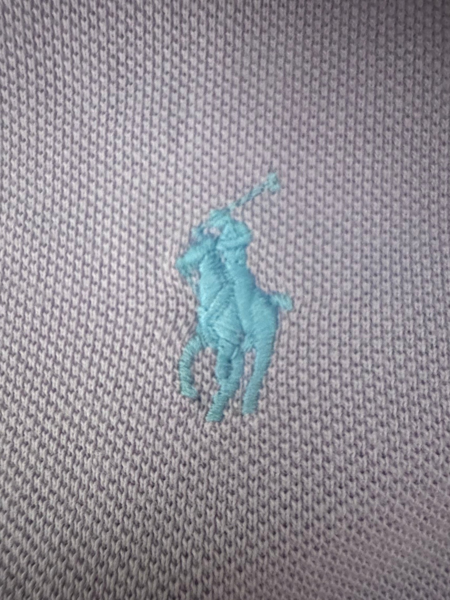 Polo Ralph Lauren Лилаво Поло L Slim Fit — Мъжка Риза 100% Памук