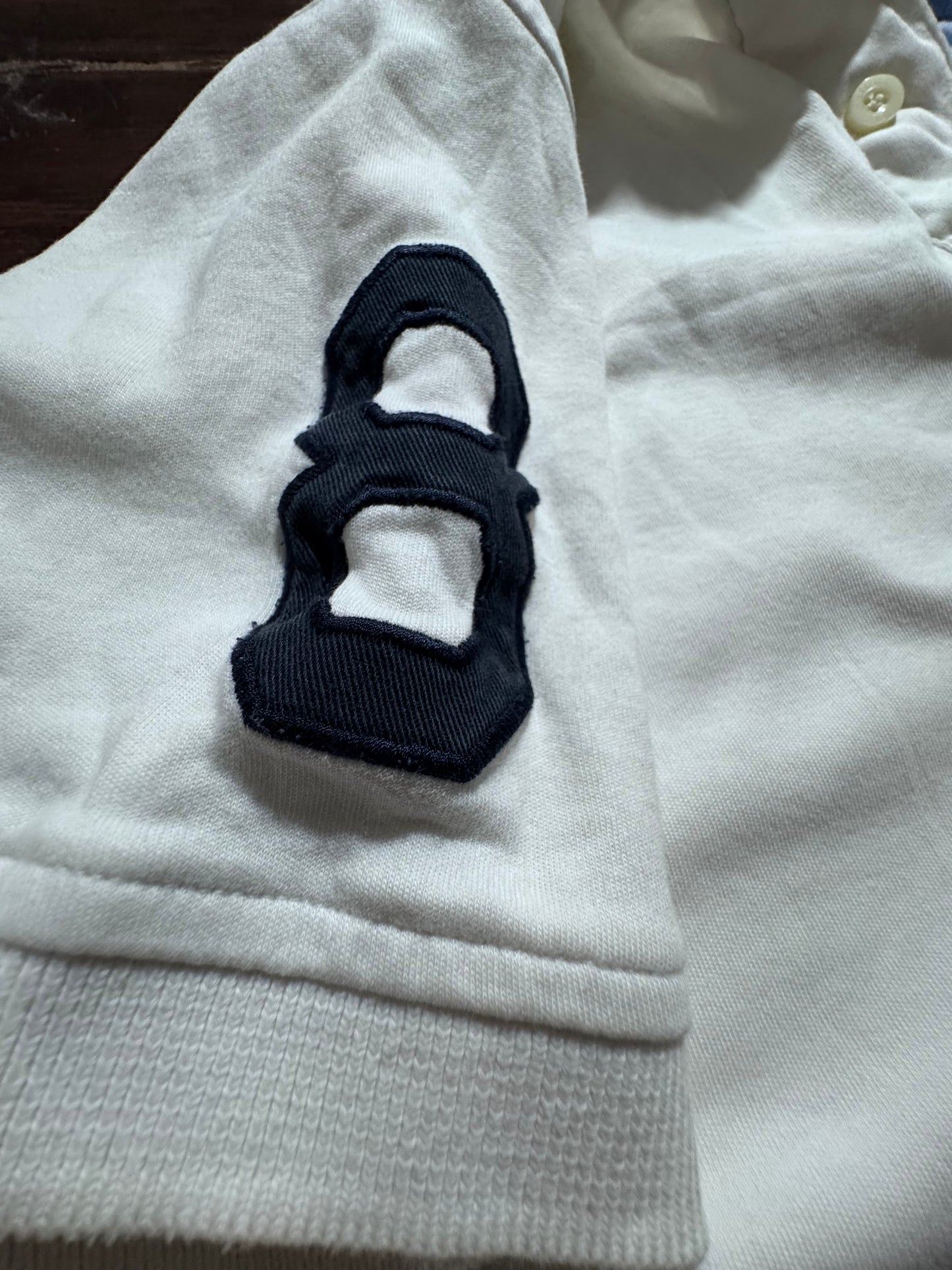 Tommy Hilfiger Бяло Поло XL Slim Fit — Мъжка Риза с Герб
