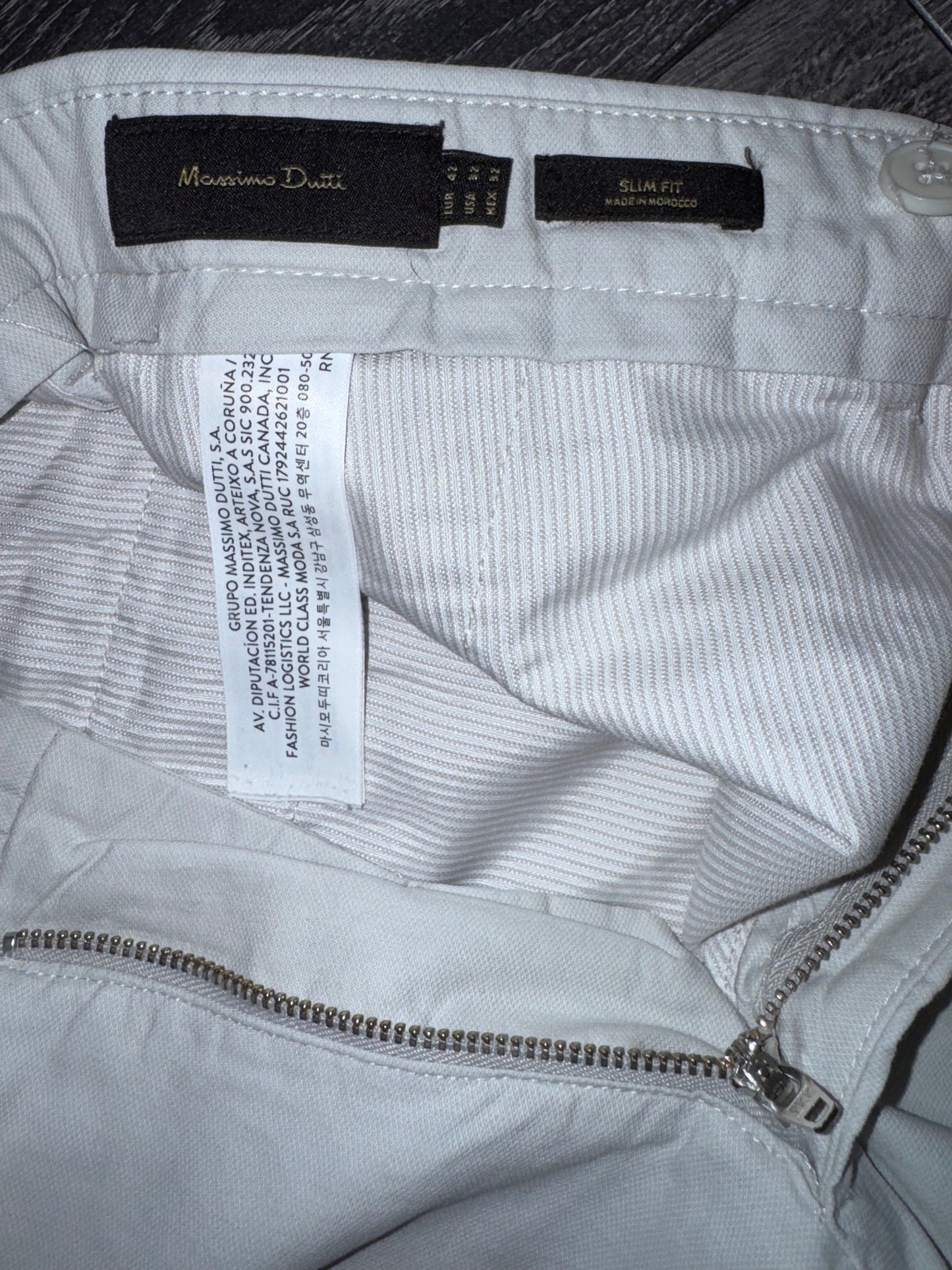 Massimo Dutti Slim Fit Мъжки панталон чино Размер W32 / EUR42 Оригинал