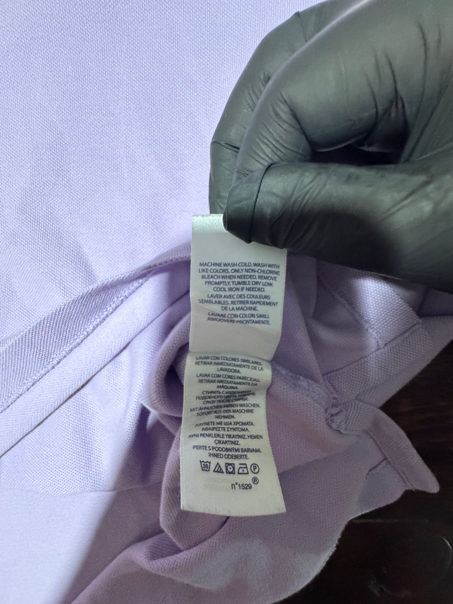 Polo Ralph Lauren Лилаво Поло L Slim Fit — Мъжка Риза 100% Памук