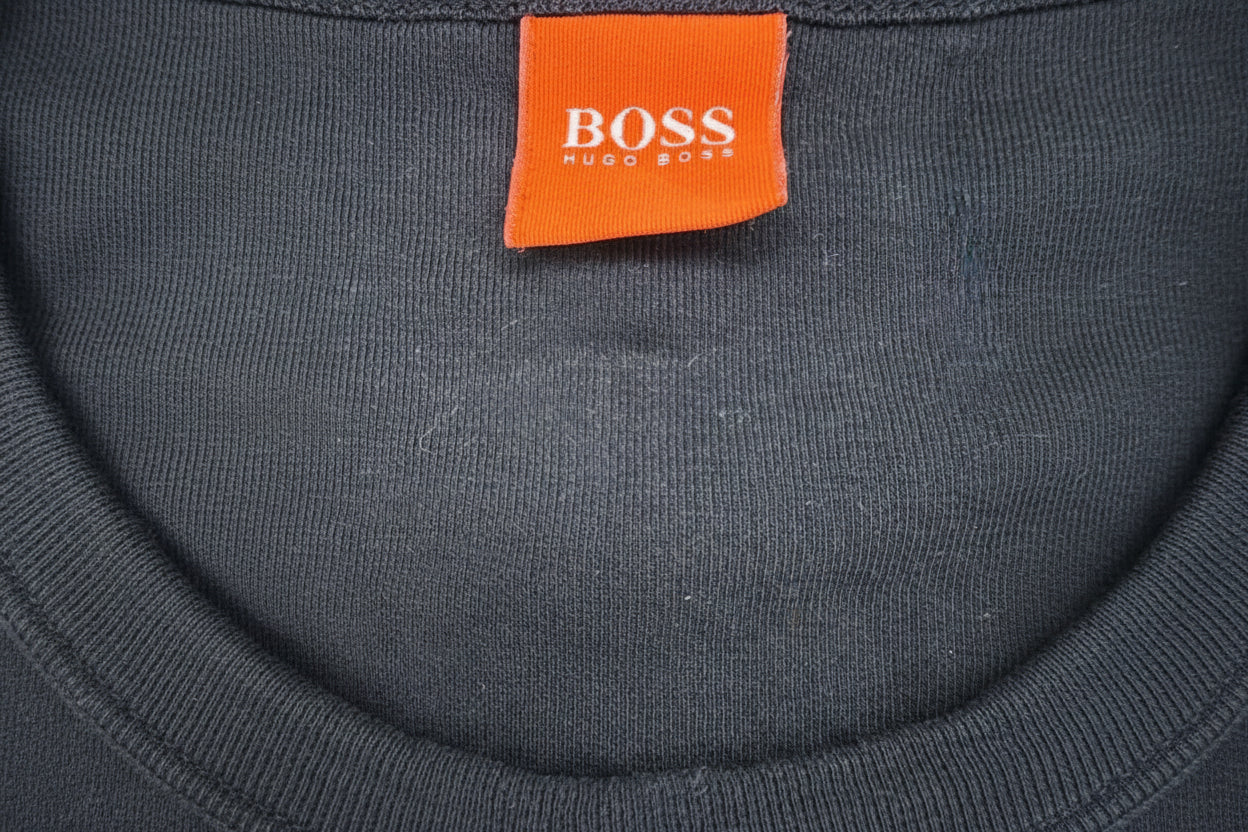Hugo Boss Orange Черна блуза дълъг ръкав M Excessive Print