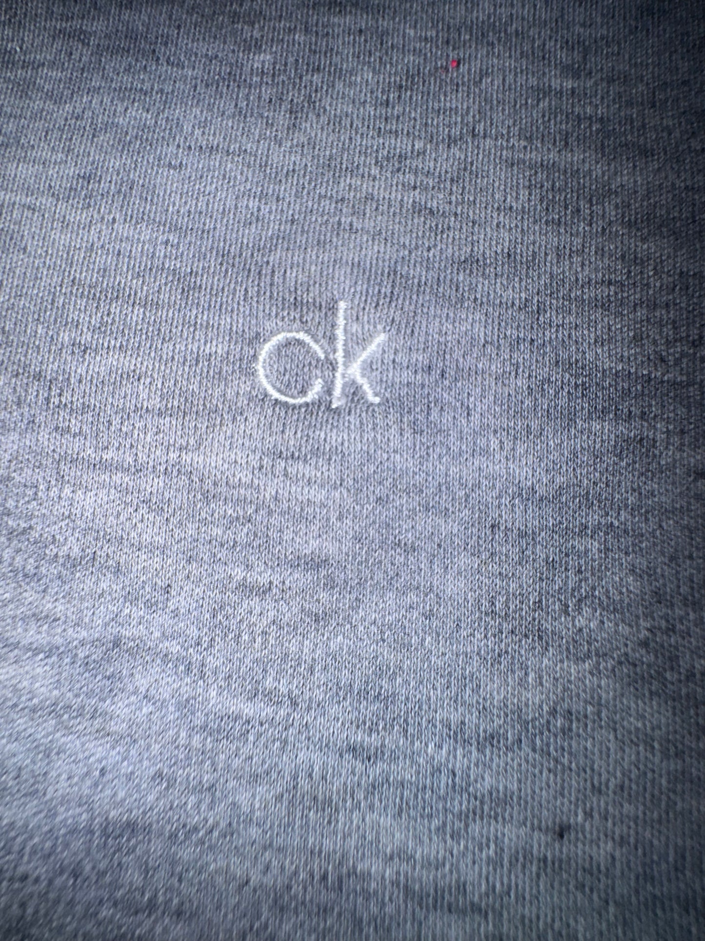 Calvin Klein Slim Fit поло тениска M Сиво-меланж