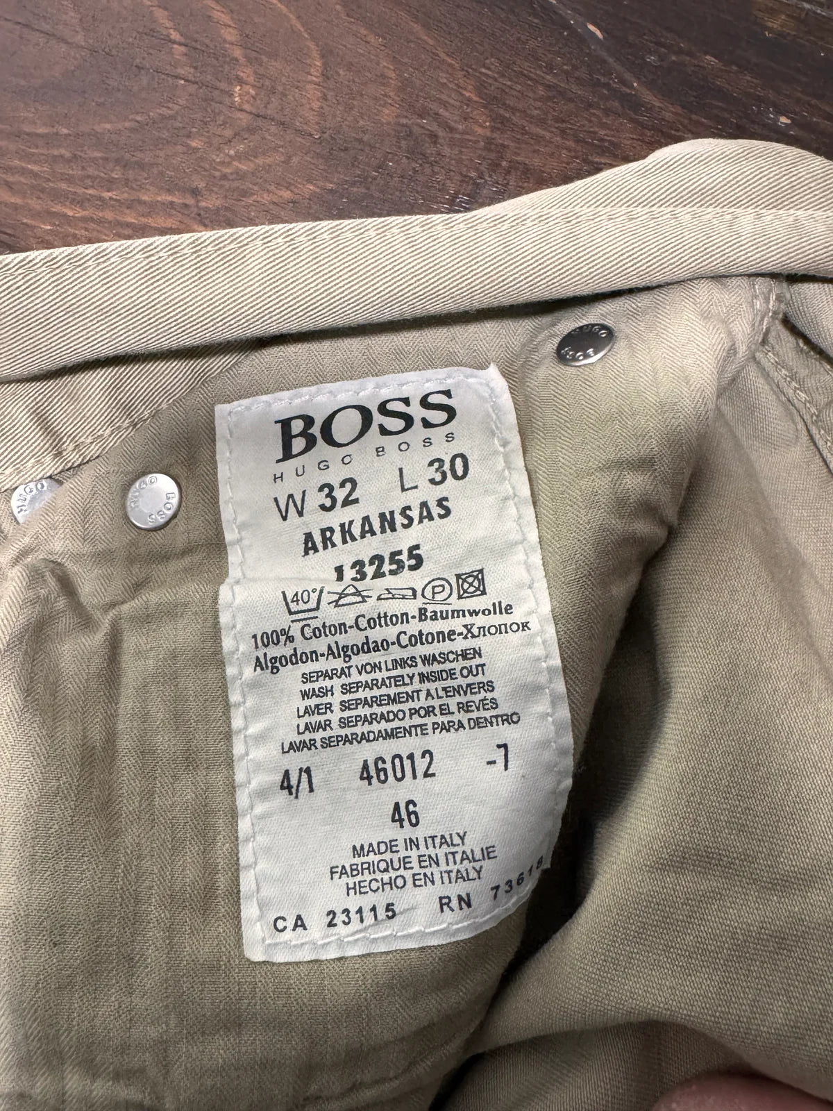 HUGO BOSS Мъжки Чино Панталон - размер 32 ( на снимките са показани забележки)