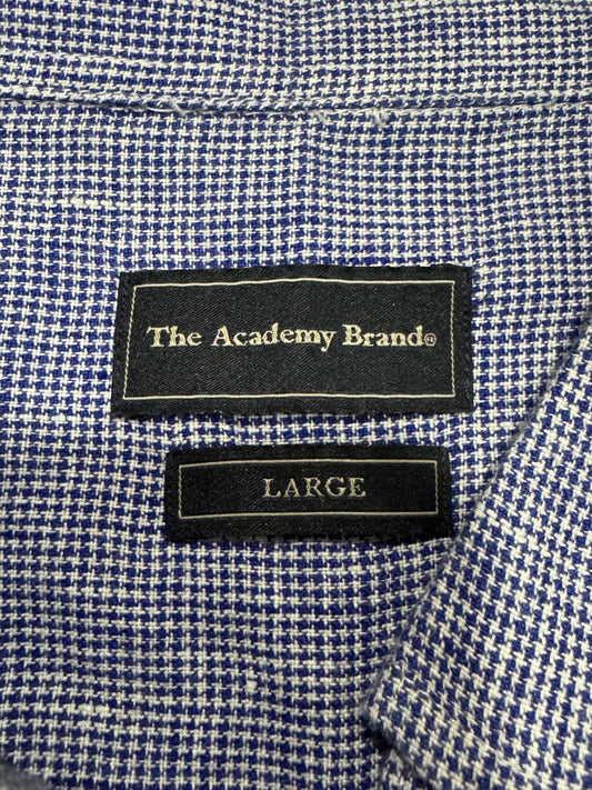 The Academy Brand Синя Ленена Риза L