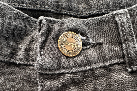 Wrangler Ohio мъжки дънки 34/30 – черни, 100% памук