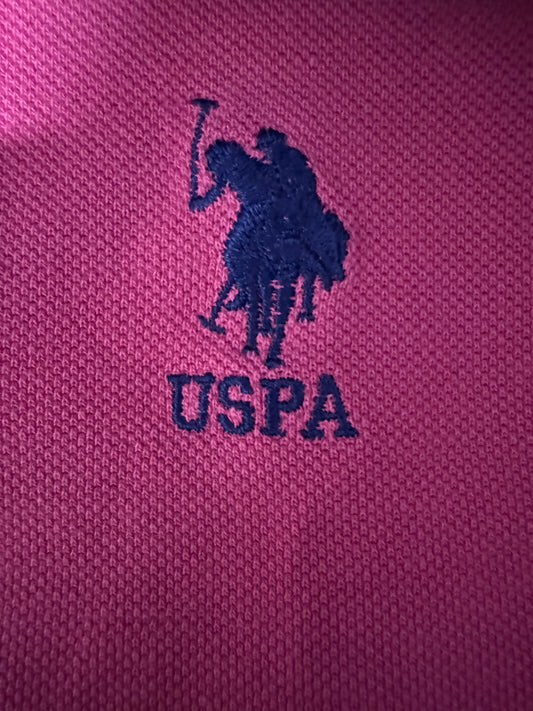 U.S. Polo Assn. Коралово Поло XL — Мъжка Риза с Флорален Принт