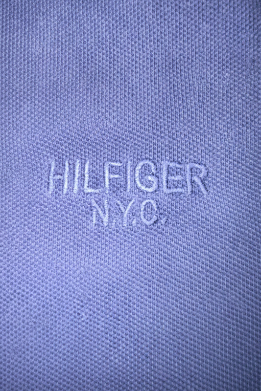 Tommy Hilfiger Антрацитно Поло L Slim Fit  100% Памук