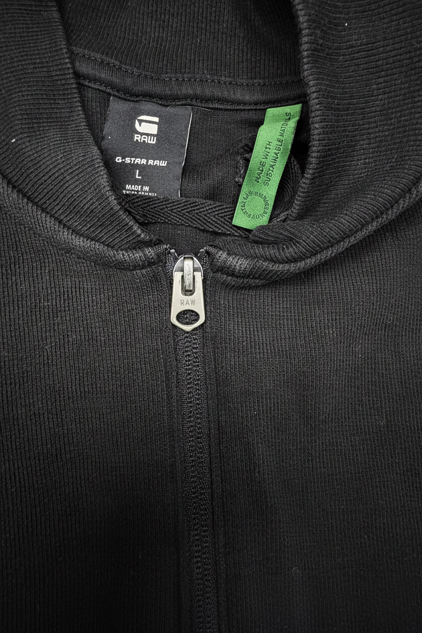G-Star RAW Men’s Quarter-Zip Sweatshirt - Черен цвят L
