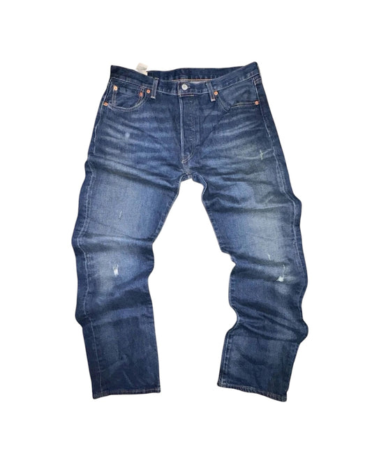 Levi’s 501 Мъжки дънки – Тъмен деним, Original Fit- размер 34